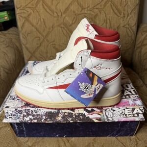 Kool Kiy x Reves Paris - Air Kiy‎ white/Red Men's 9.5 New